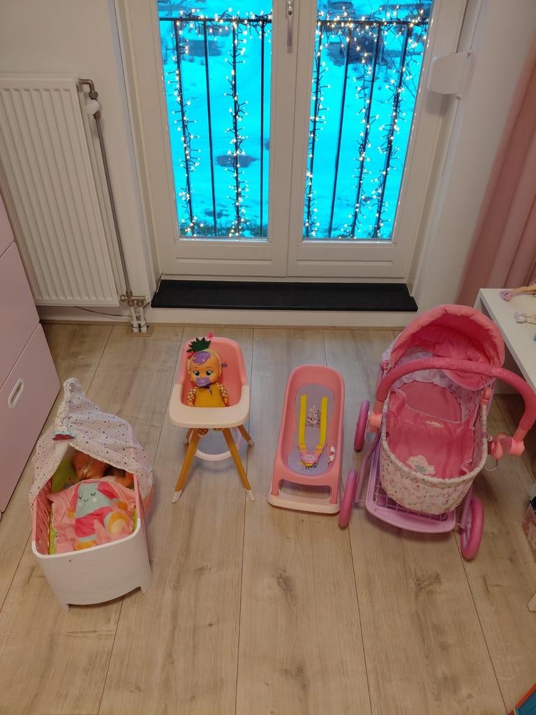 Baby Born Speelset, Kinderen en Baby's, Speelgoed | Poppen, Ophalen of Verzenden, Zo goed als nieuw, Babypop