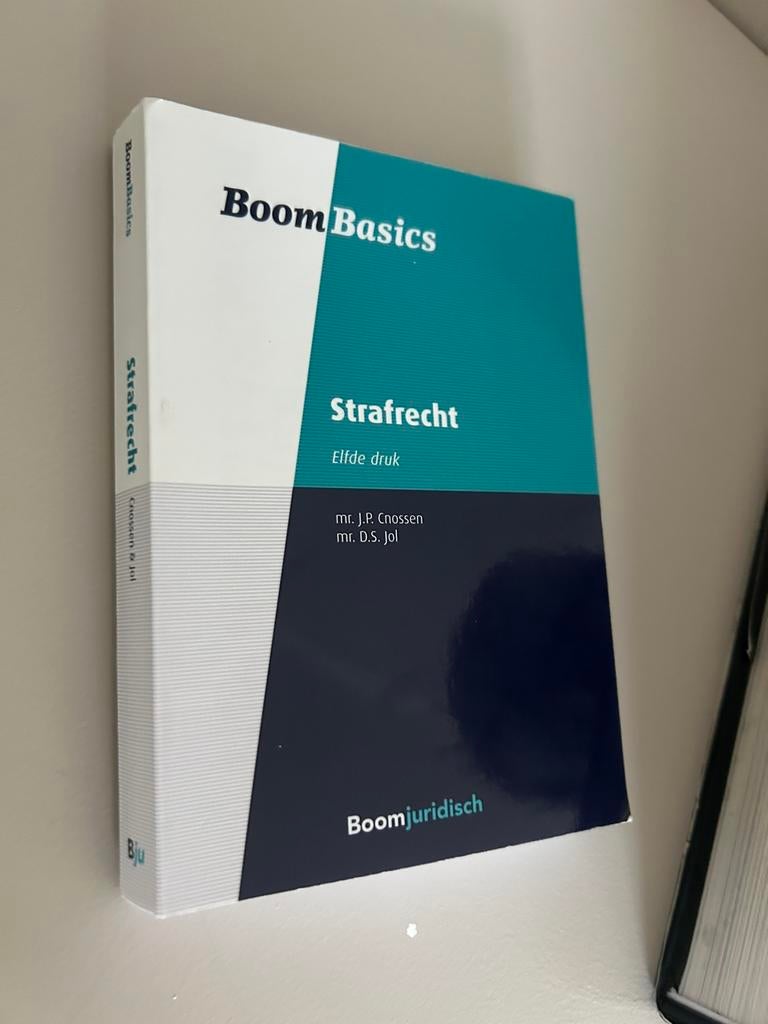 Boom basic strafrecht, Ophalen of Verzenden, Zo goed als nieuw