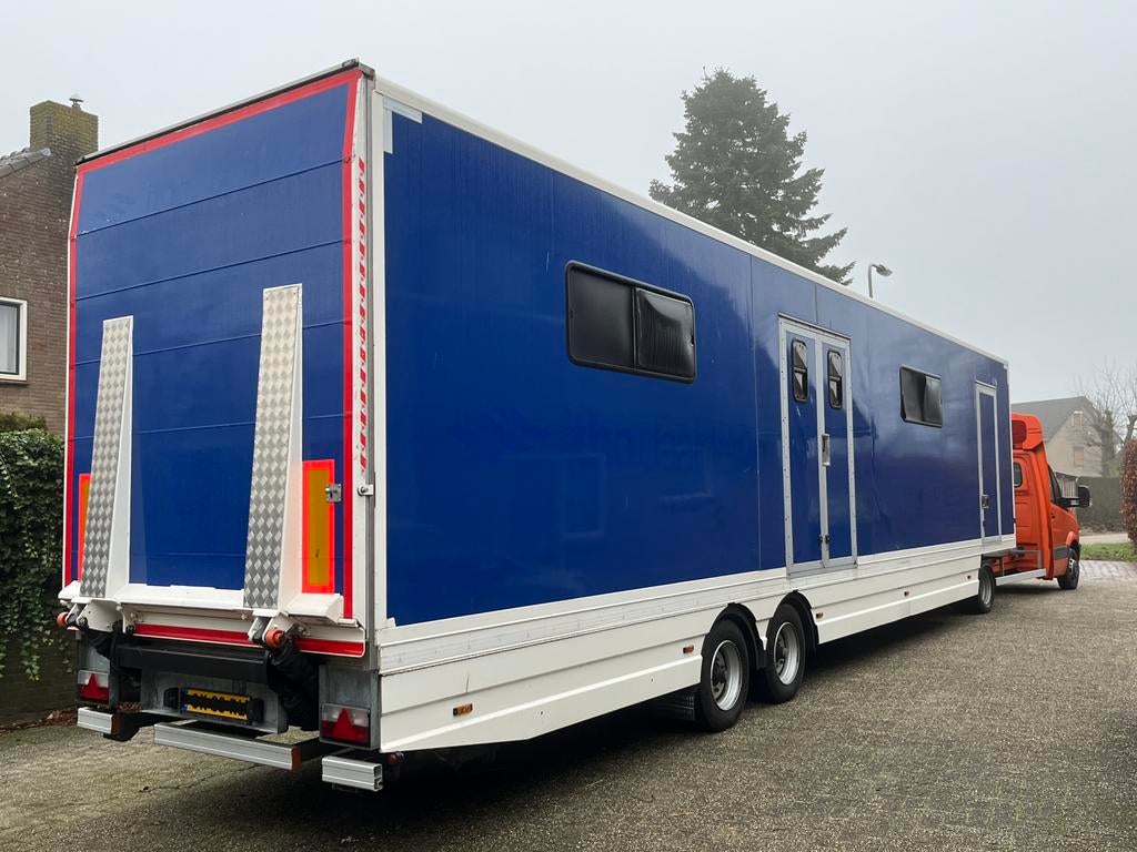 Mercedes-Benz 516cdi - BE trekker - Gesloten trailer - Uniek, Auto's, Bestelauto's, Automaat, 2220 kg, 163 pk, Diesel
