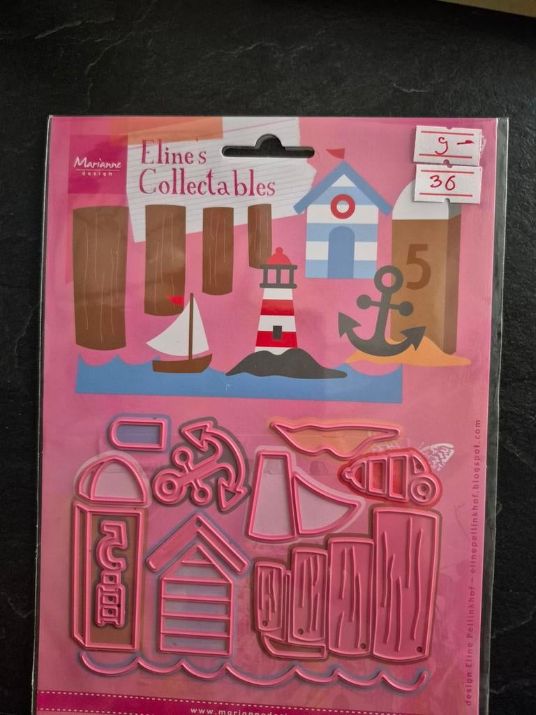 Thema strand. Nieuwe snijmal., Ophalen, Nieuw, Overige thema's, Pons of Mal