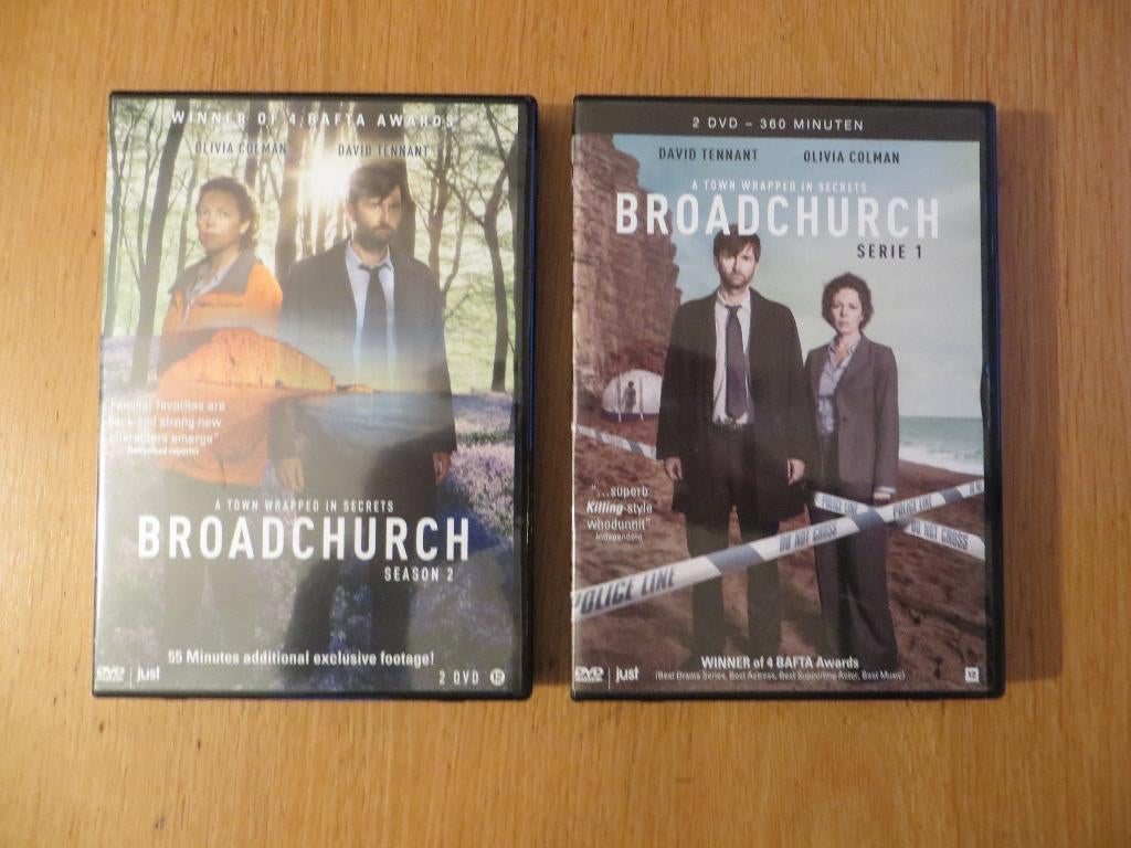 Broadchurch seizoen 1 & seizoen 2 (dvd), Vanaf 12 jaar, Ophalen of Verzenden, Zo goed als nieuw, Overige genres