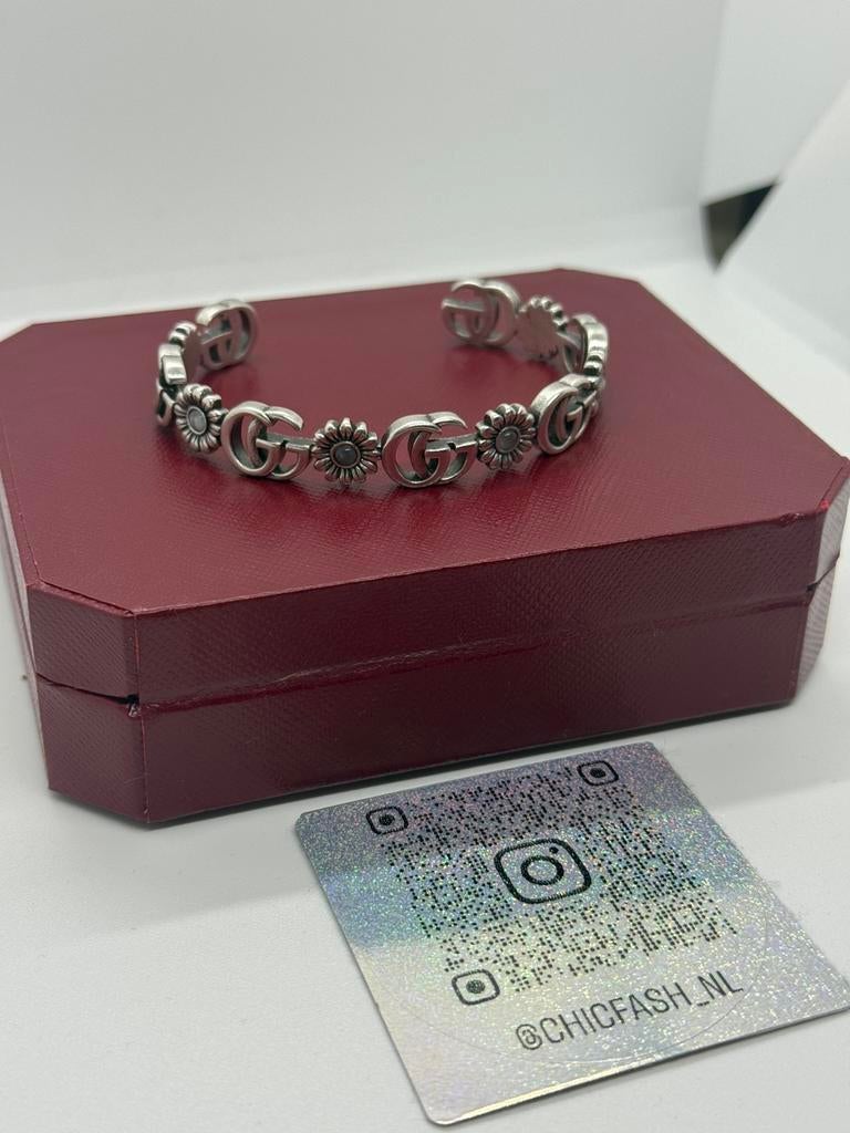 Gucci Marmont  Mother of Pearl Armband, Ophalen of Verzenden, Zo goed als nieuw, Zilver