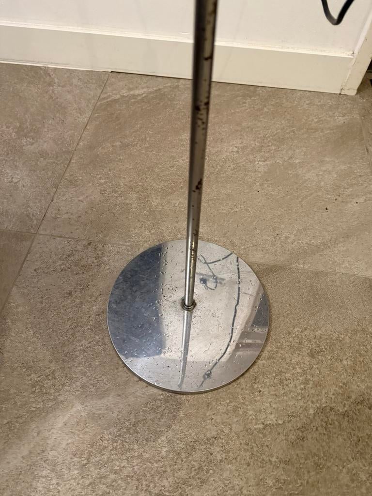 Vintage leeslamp sixties. Seventies. Chroom Staff Leuchten, Gebruikt, Ophalen of Verzenden, Gepo. Raak. Hala. Gispen. Dutch Design.