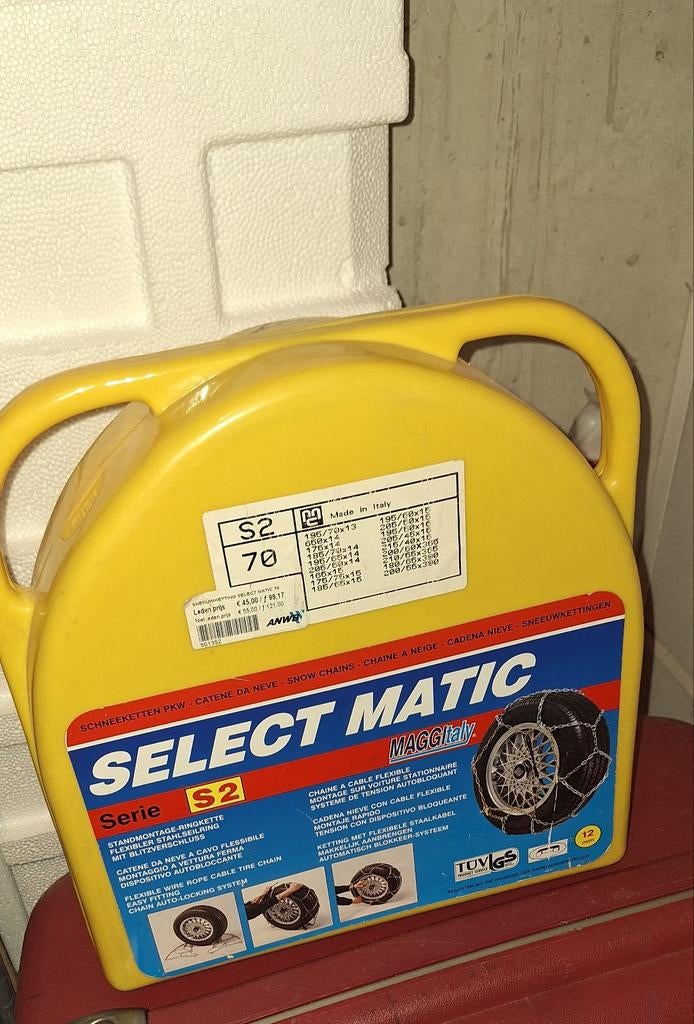 Sneeuwkettingen, Ophalen