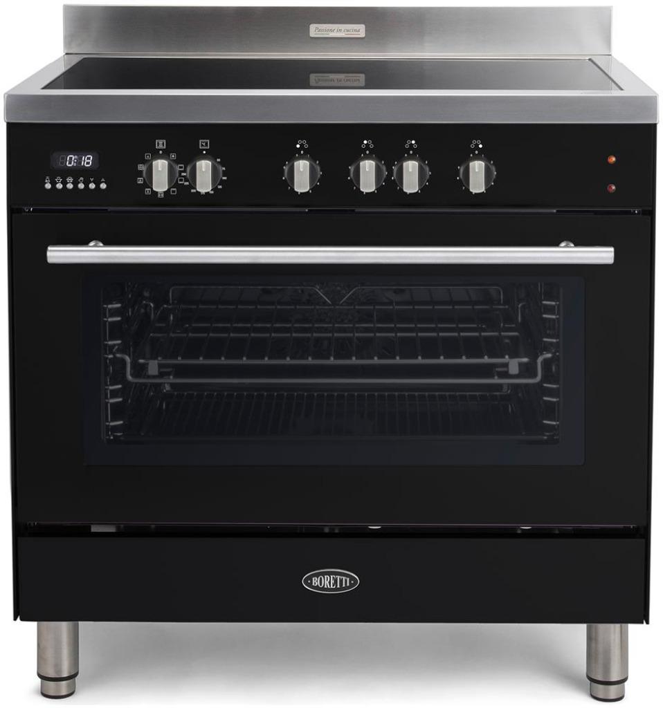 BORETTI MFBI901ZW INDUCTIEFORNUIS (SHOWMODEL), Ophalen, 60 cm of meer, Zo goed als nieuw, Energieklasse A of zuiniger