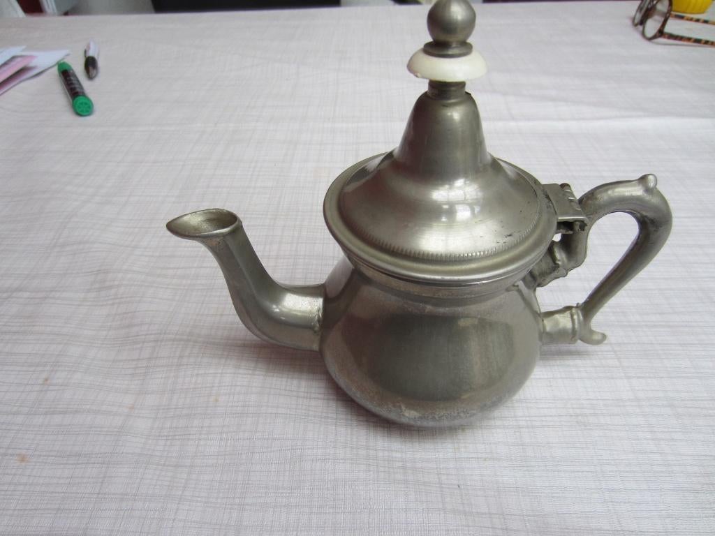 Antieke tinnen Theepot, Antiek en Kunst, Antiek | Tin, Ophalen