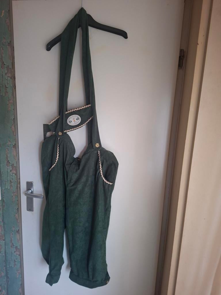 Lederhose Oktoberfest Kostuum - Maat XL, Carnaval, Maat 56/58 (XL), Zo goed als nieuw, Kleding