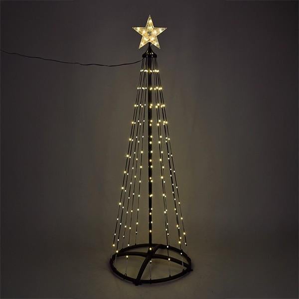 Kerstboom - Vlaggenmast - 210Cm - 370 Leds, Ophalen of Verzenden, Nieuw