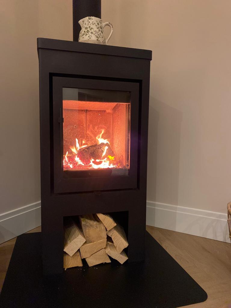 Houtkachel buntfires flores 5, Ophalen, Gebruikt, Houtkachel, Vrijstaand