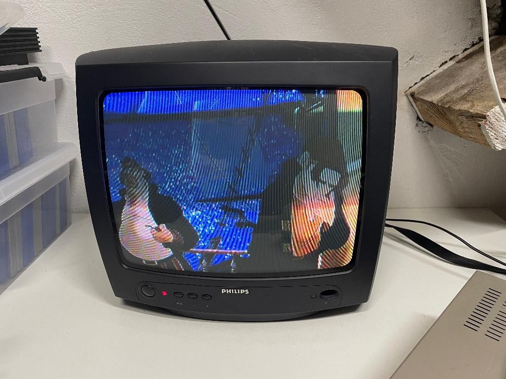 Mooie Philips TV Vintage CRT, Ophalen of Verzenden, Gebruikt, Minder dan 40 cm, Philips