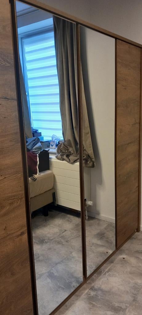 2 spiegeldeuren van kledingkast Vedde jysk, 100 tot 150 cm, 200 cm of meer, Ophalen of Verzenden, Zo goed als nieuw