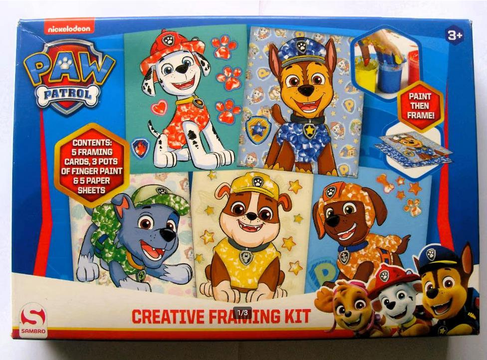 Paw patrol knutsel set / verf je eigen schilderij - NIEUW !!, Ophalen of Verzenden, Nieuw
