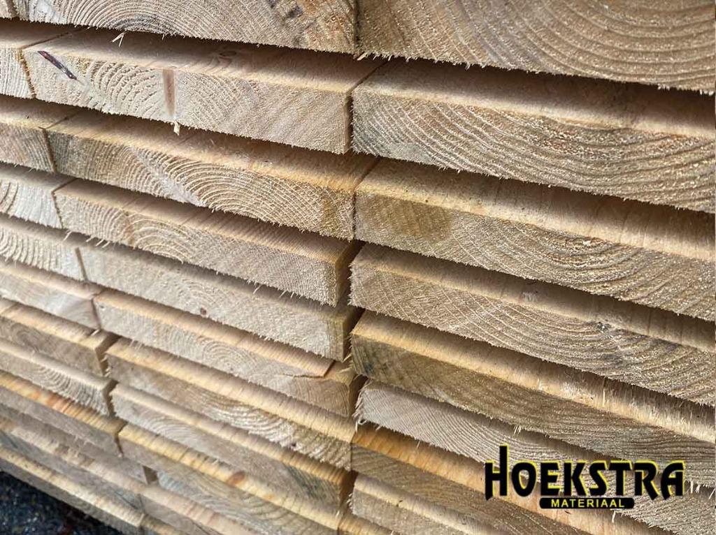Steigerplank | Steigerhout | 32x200 | 4mtr | 2,00 per meter, Ophalen, 25 tot 50 mm, Nieuw, Plank