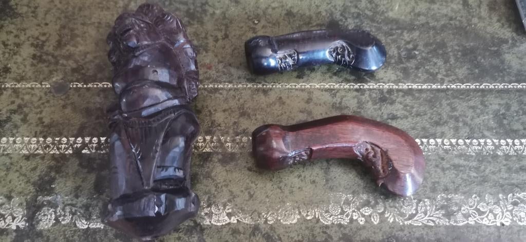 Keris Greep / Handvat, Antiek en Kunst, Kunst | Beelden en Houtsnijwerken, Ophalen of Verzenden