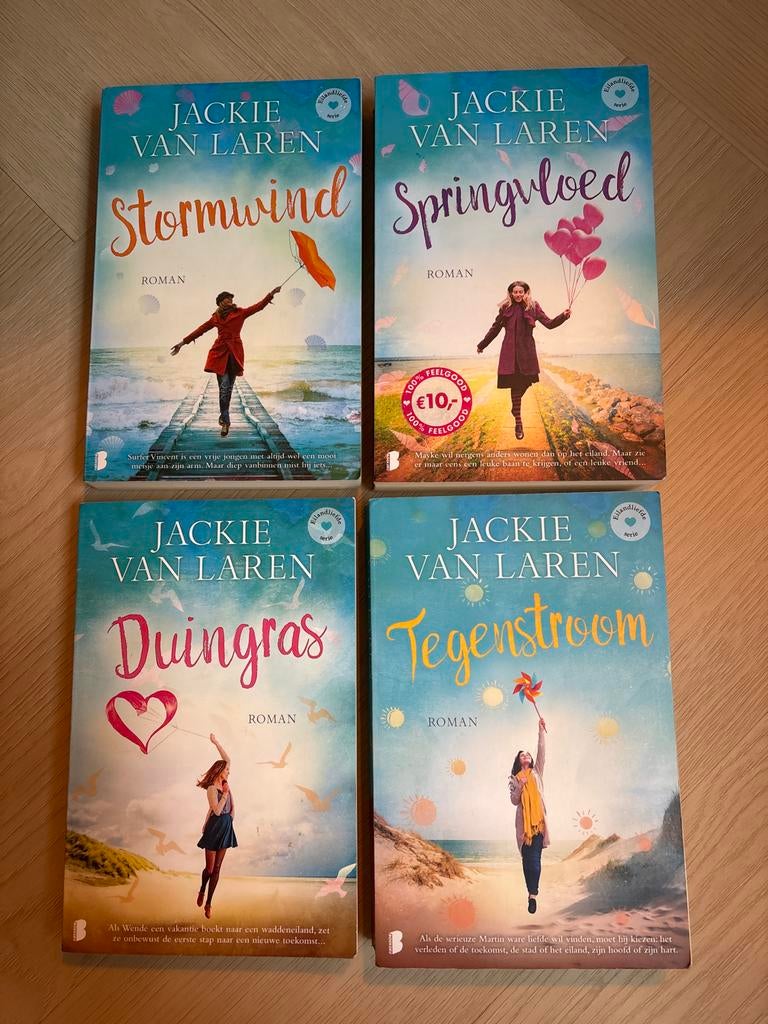 Eilandserie Jackie van Laren - 4 romans, Ophalen of Verzenden, Gelezen