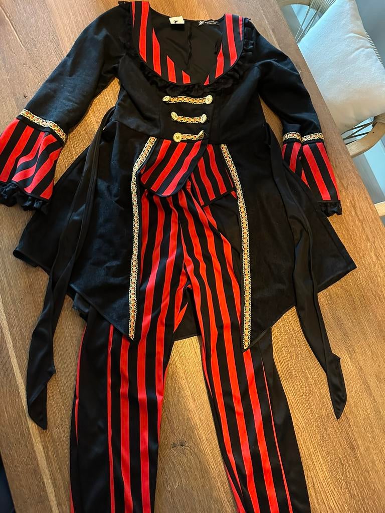 Piratenpak dames, Kleding | Dames, Ophalen of Verzenden, Zo goed als nieuw, Maat 36 (S), Carnaval