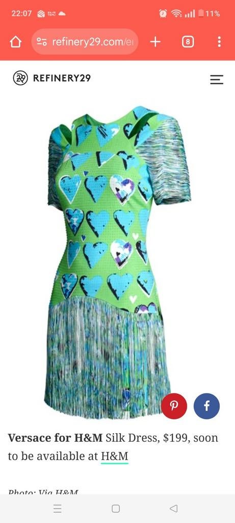 Versace for H&M jurk maat 42 - Nieuw!, Maat 42/44 (L), Nieuw, Ophalen of Verzenden, Versace