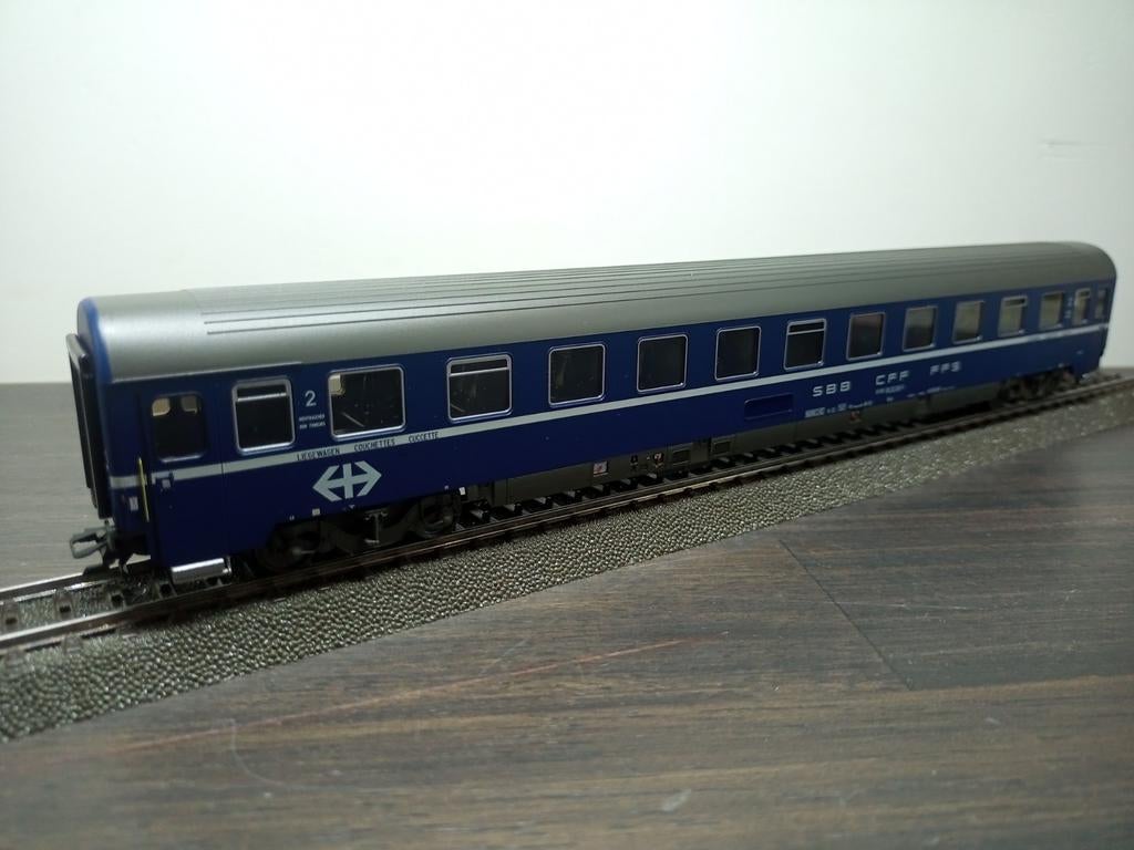 Marklin 43610 - Slaaprijtuig Eurofima (SBB). New in box, Wisselstroom, Ophalen of Verzenden, Märklin, Nieuw