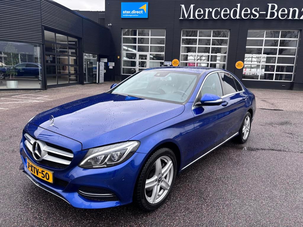 Mercedes-Benz C-Klasse C180 1.6 115KW 2014 Blauw, Auto's, Mercedes-Benz, Particulier, C-Klasse, ABS, Adaptieve lichten, Adaptive Cruise Control