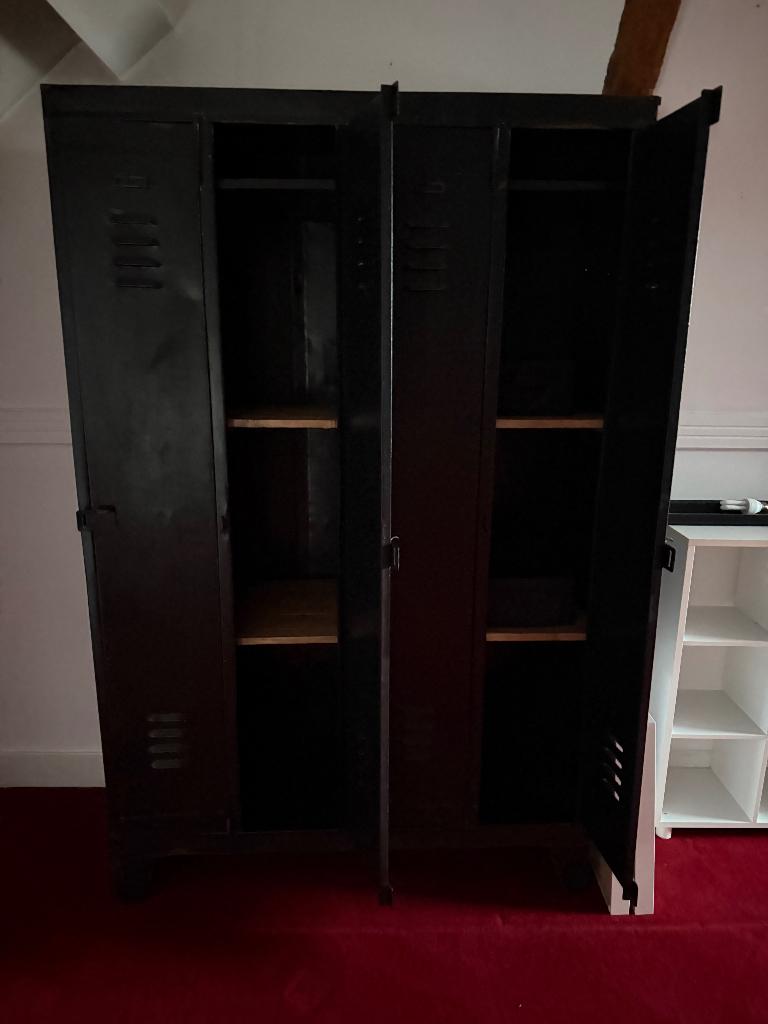 STOERE Metalen Locker Kast zwart, Ophalen, Nieuw, STOER