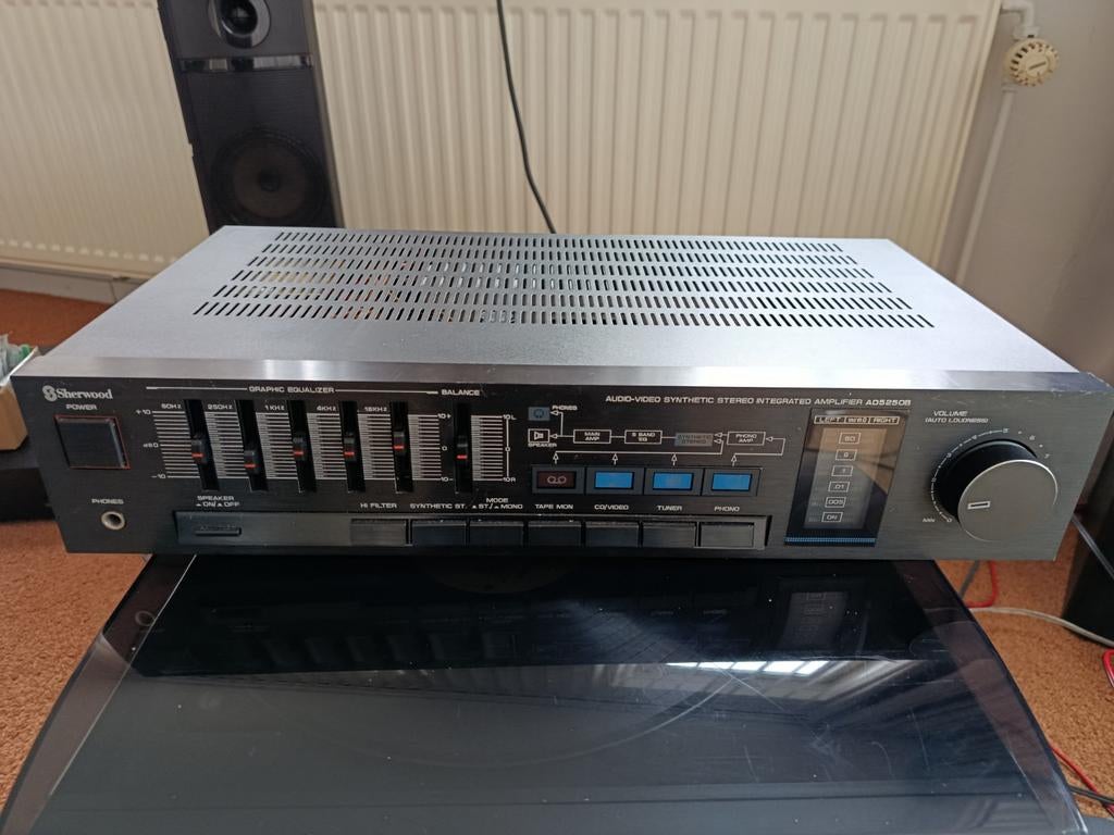 Sherwood AD5250B versterker vintage, Audio, Tv en Foto, Ophalen of Verzenden, Overige merken