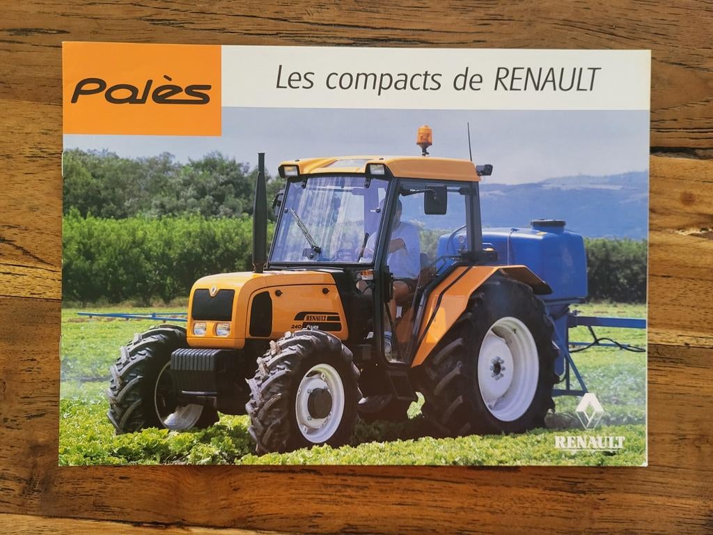 Tractor folder Renault Palés, Boeken, Catalogussen en Folders, Ophalen of Verzenden, Zo goed als nieuw