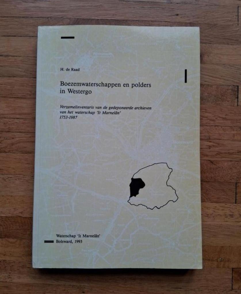 Boezemwaterschappen en polders in Westergo. It marnelan, Boeken, Geschiedenis | Stad en Regio, Ophalen of Verzenden, Zo goed als nieuw