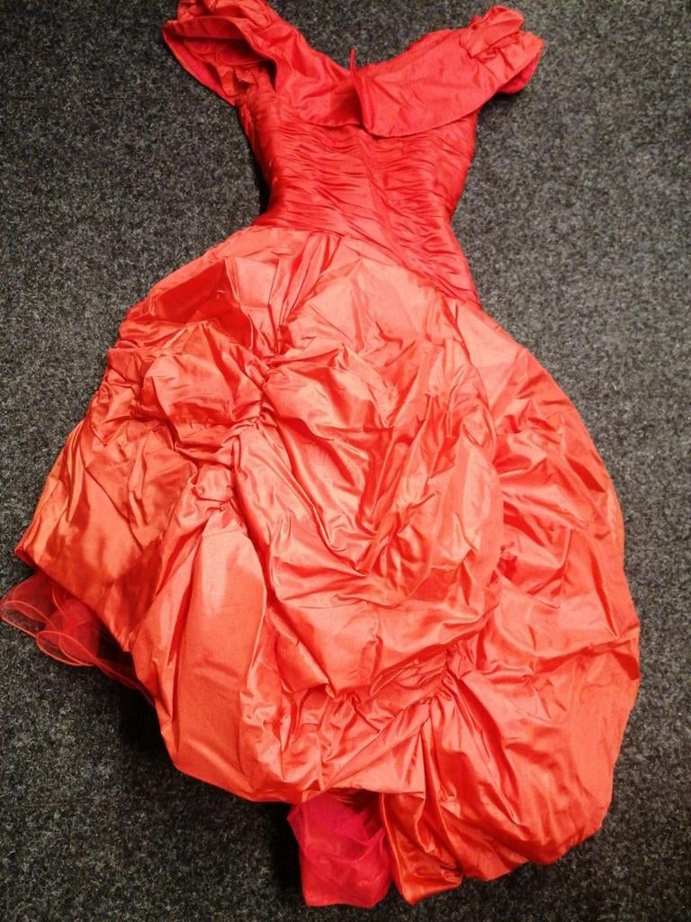 2 Retro vintage galajurk 80er carnaval  36/38, Blauw, Ophalen of Verzenden, Zo goed als nieuw, Maat 36 (S)