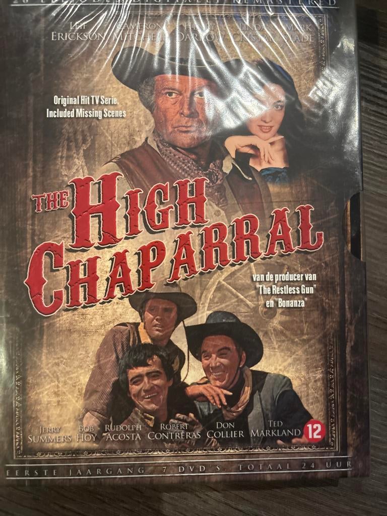 The High Chaparral - seizoen 1 DVD Boxset, Cd's en Dvd's, Dvd's | Tv en Series, Boxset, Ophalen of Verzenden, Zo goed als nieuw