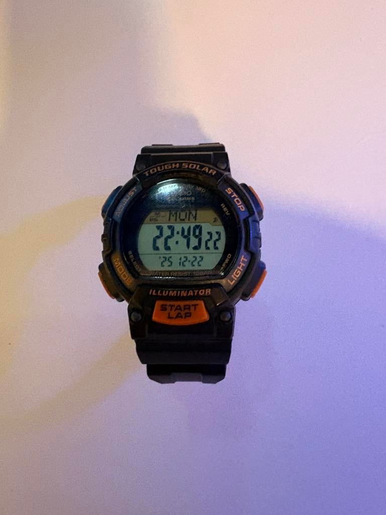 Casio horloge voor kinderen!, Sieraden, Tassen en Uiterlijk, Horloges | Kinderen, Ophalen, Zo goed als nieuw, Zwart, Jongen of Meisje
