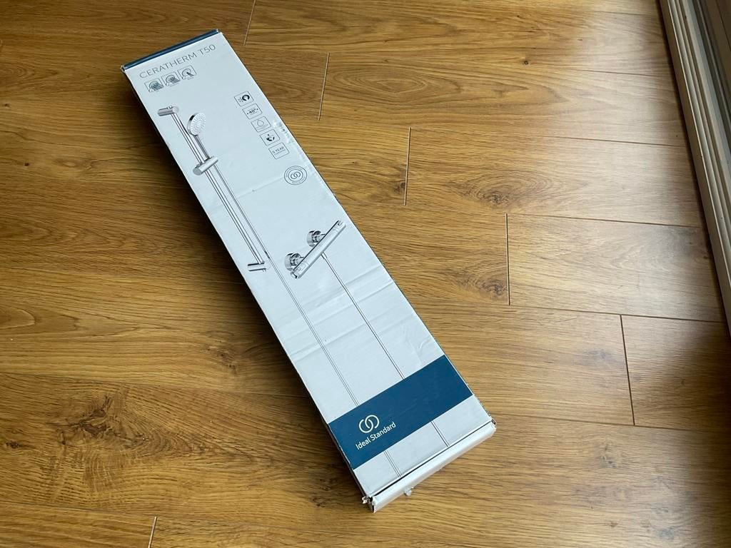 Ideal standard thermostatishe mengkraan met glijstang set, Doe-het-zelf en Verbouw, Ophalen of Verzenden, Douche