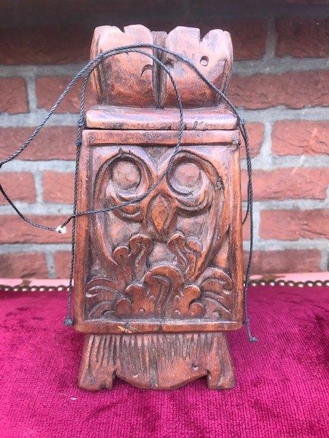 houten medicijnhouder, LOTUS, N-Guinea, Antiek en Kunst, Kunst | Niet-Westerse kunst, Ophalen of Verzenden