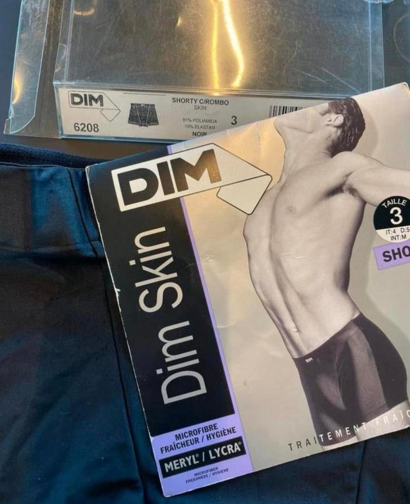 Dim Skin Microfiber Boxershort, Verzenden, Zwart, Boxer