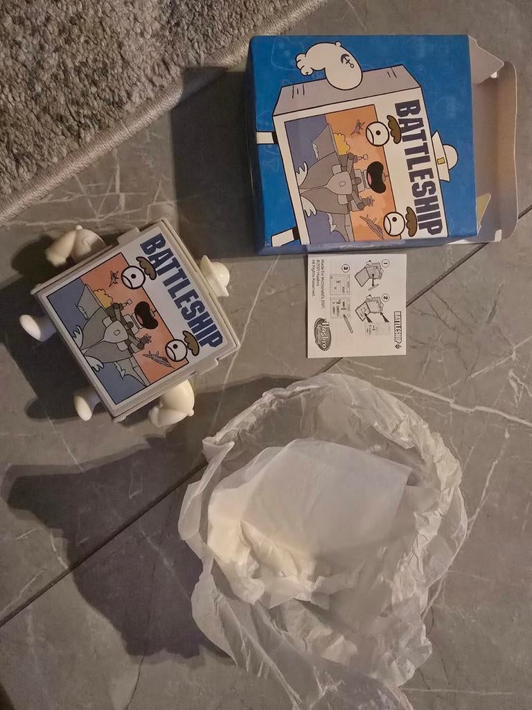 Nieuw McDonals happy meal Battleship Reisspel, Ophalen of Verzenden, Nieuw