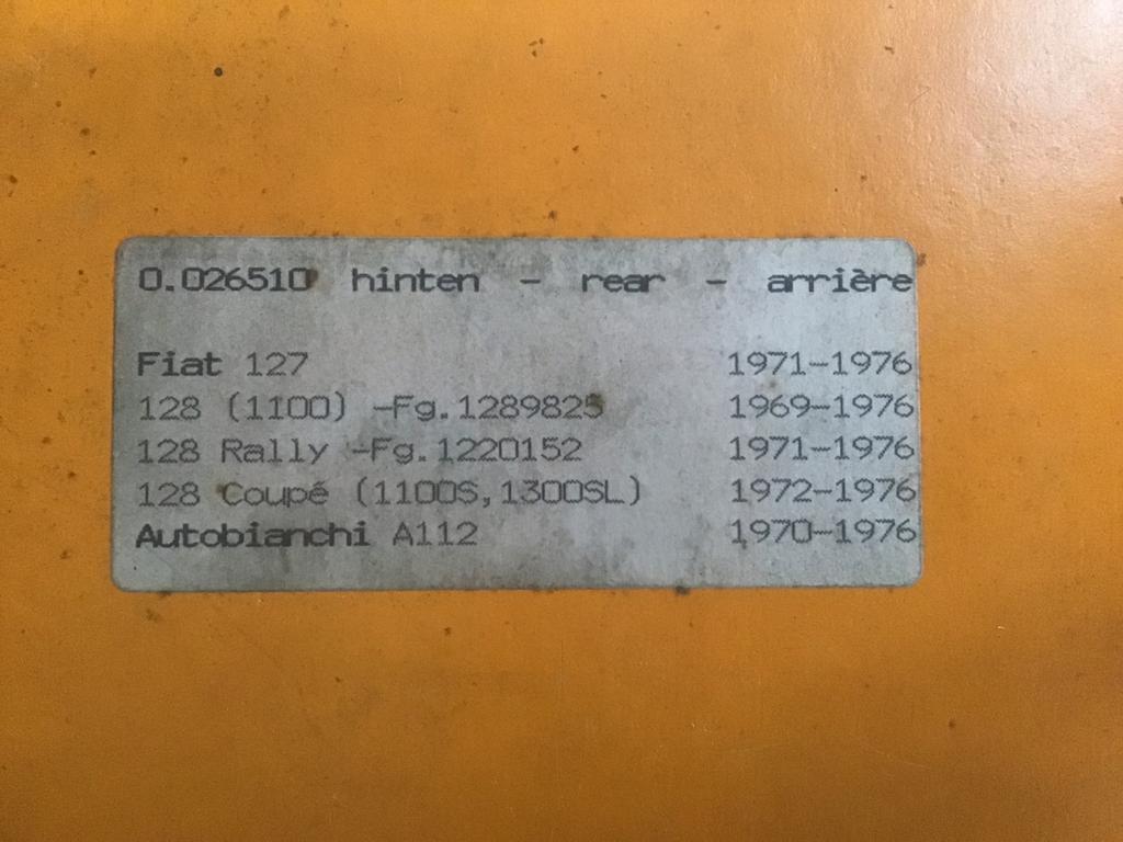 Achterwiel lager fiat 127 oldtimer, Auto diversen, Ophalen of Verzenden