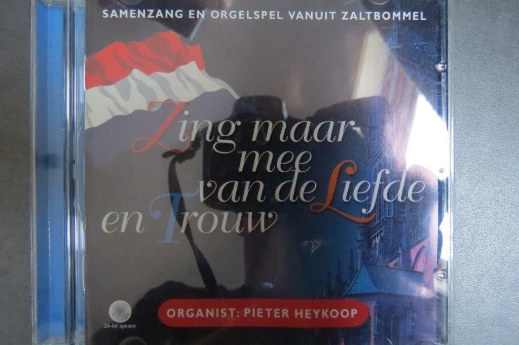 Cd orgel en samenzang: Pieter Heykoop, Zaltbommel, Zing maar, Ophalen of Verzenden, Zo goed als nieuw, Gospel