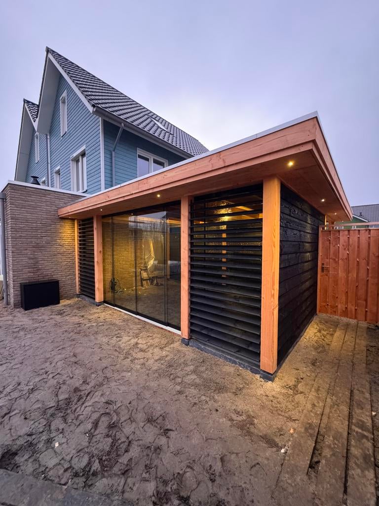 Douglas Overkappingen Maatwerk, Tuin en Terras, Overkappingen, Ophalen of Verzenden, Nieuw, Veranda