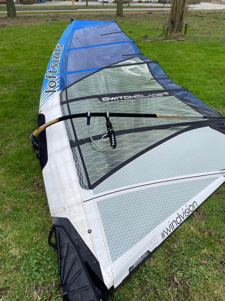 Loftsails Switchblade HD 5.3 2019, Watersport en Boten, Windsurfen, Ophalen, Zo goed als nieuw, Zeil, 5 tot 7 m²