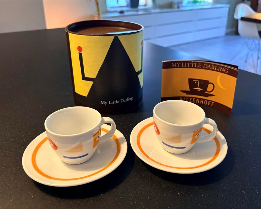 Ritzenhoff Espressokopjes - Set van 2, Ophalen of Verzenden, Zo goed als nieuw