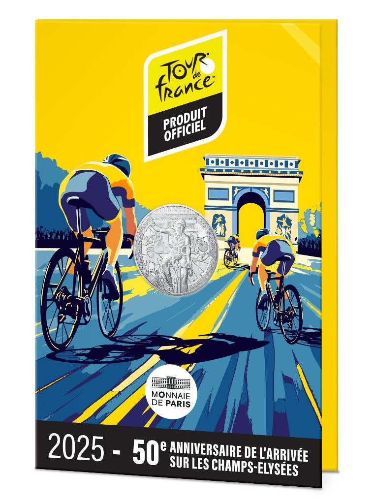 10 Euro Frankrijk Tour de France 2025, Zilver, Ophalen of Verzenden, Frankrijk, 10 euro