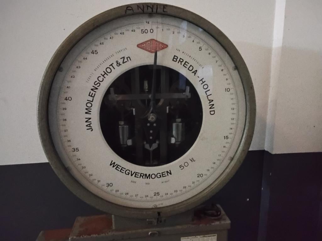 Vintage Jan Molenschot & Zn Weegschaal, Ophalen of Verzenden
