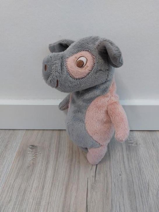 Knuffel Ikea varken kelgris big roze grijs L1207, Kinderen en Baby's, Speelgoed | Knuffels en Pluche, Zo goed als nieuw, Overige typen