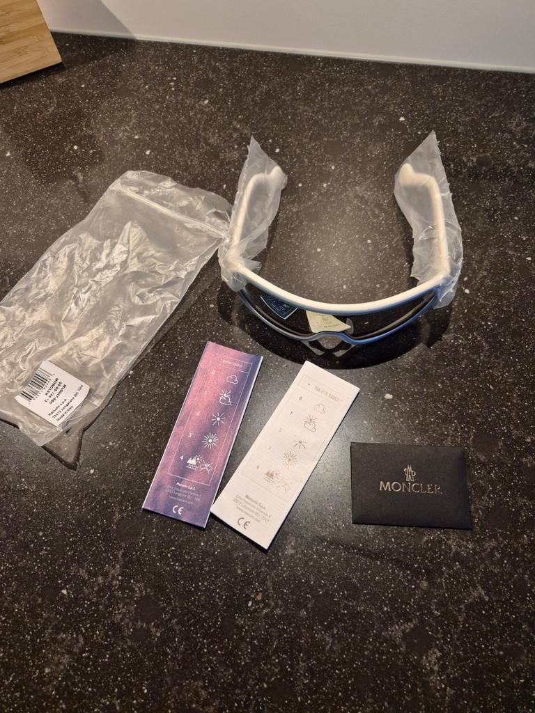 Moncler ML0047-86C zonnebril wintersportbril, Ophalen of Verzenden, Nieuw, Zwart, Overige merken