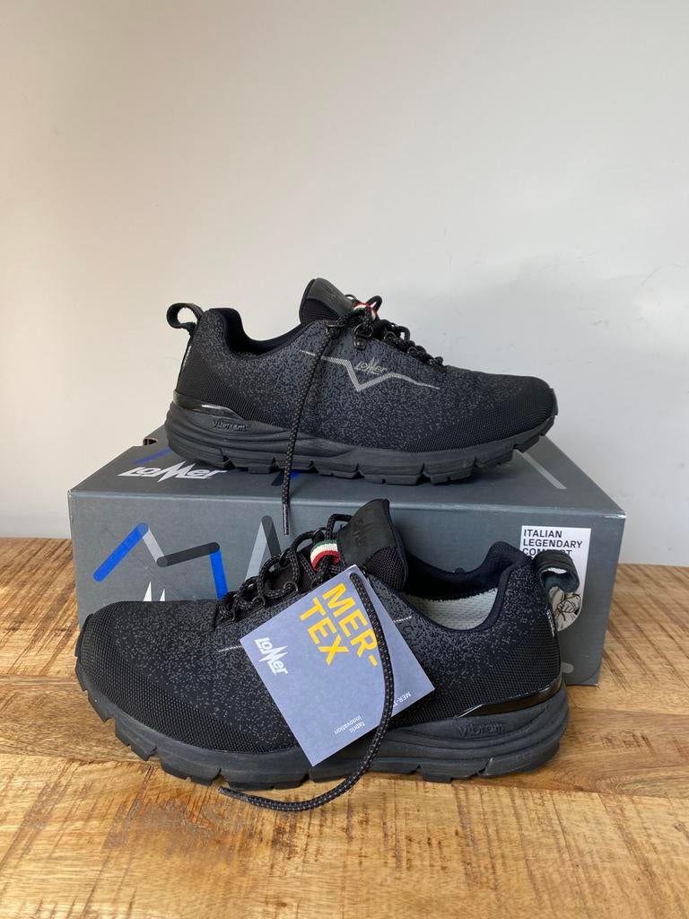 Nieuw Lomer mtx sportieve dames wandelschoenen waterdicht 39, Zwart, Nieuw, Wandelschoenen, Ophalen of Verzenden