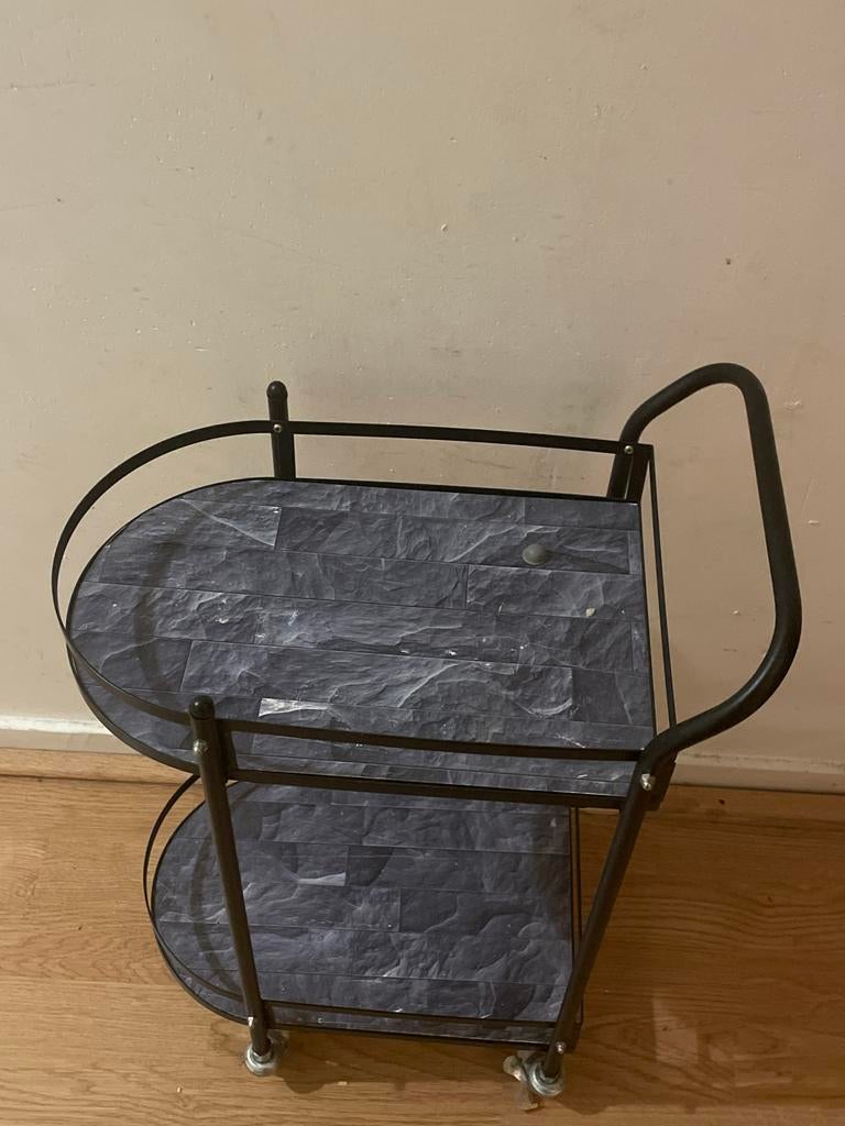 Stijlvolle Bar Cart, Ophalen of Verzenden, Gebruikt