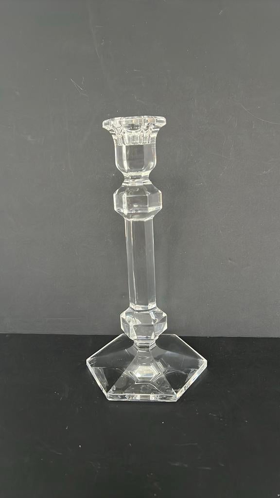 Val Saint Lambert Kristal Kandelaar 1950/60, Ophalen of Verzenden, Kristal