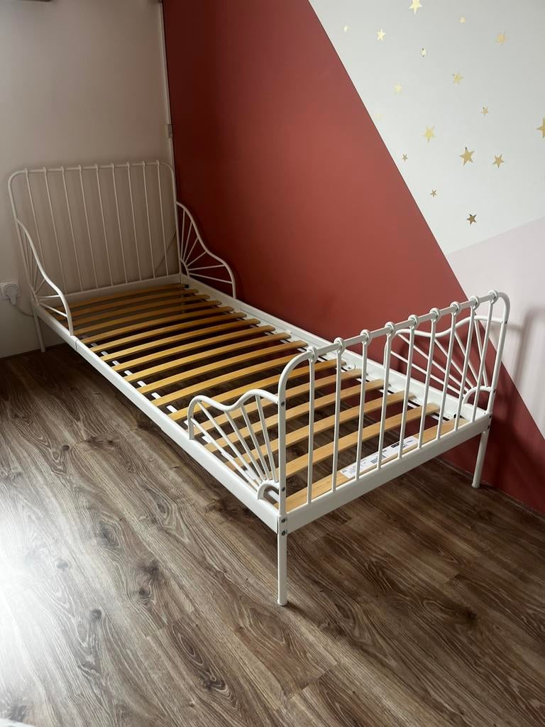 Meegroeibed kind wit Ikea nieuwstaat!, Ophalen, 70 tot 85 cm, 140 tot 160 cm, Zo goed als nieuw