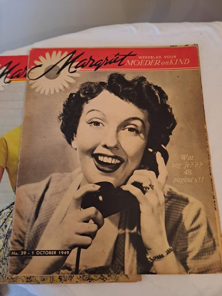 Oude Margriet en Eva Tijdschriften - Jaren '40 en '50, Ophalen of Verzenden
