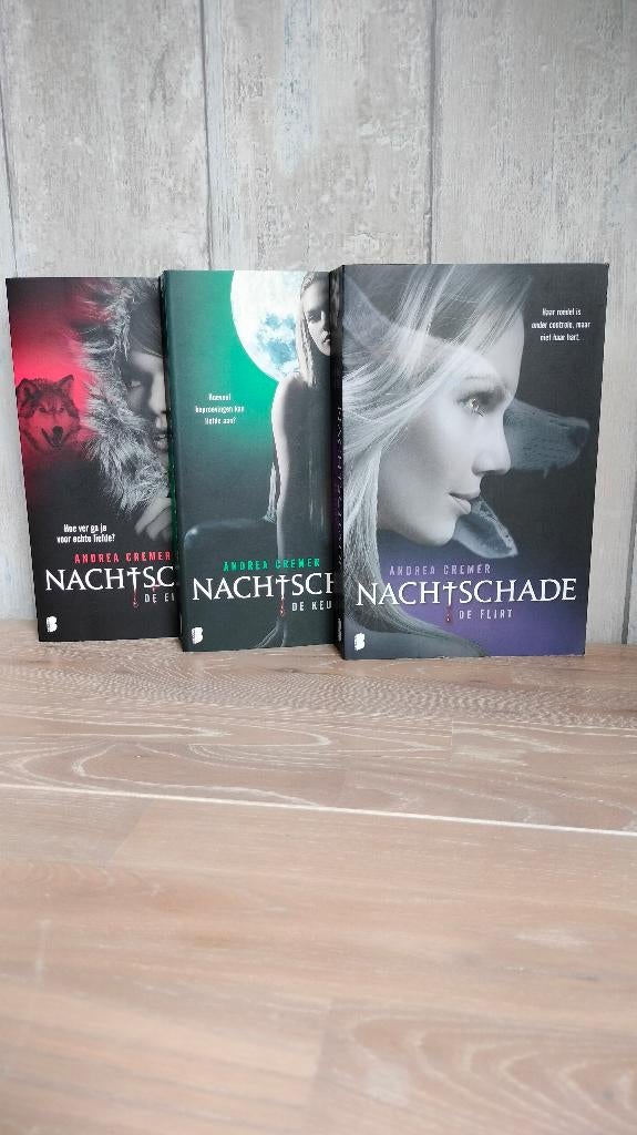 Andrea Cremer - Nachtschade trilogie, Gelezen, Ophalen of Verzenden, Andrea Cremer, Amerika