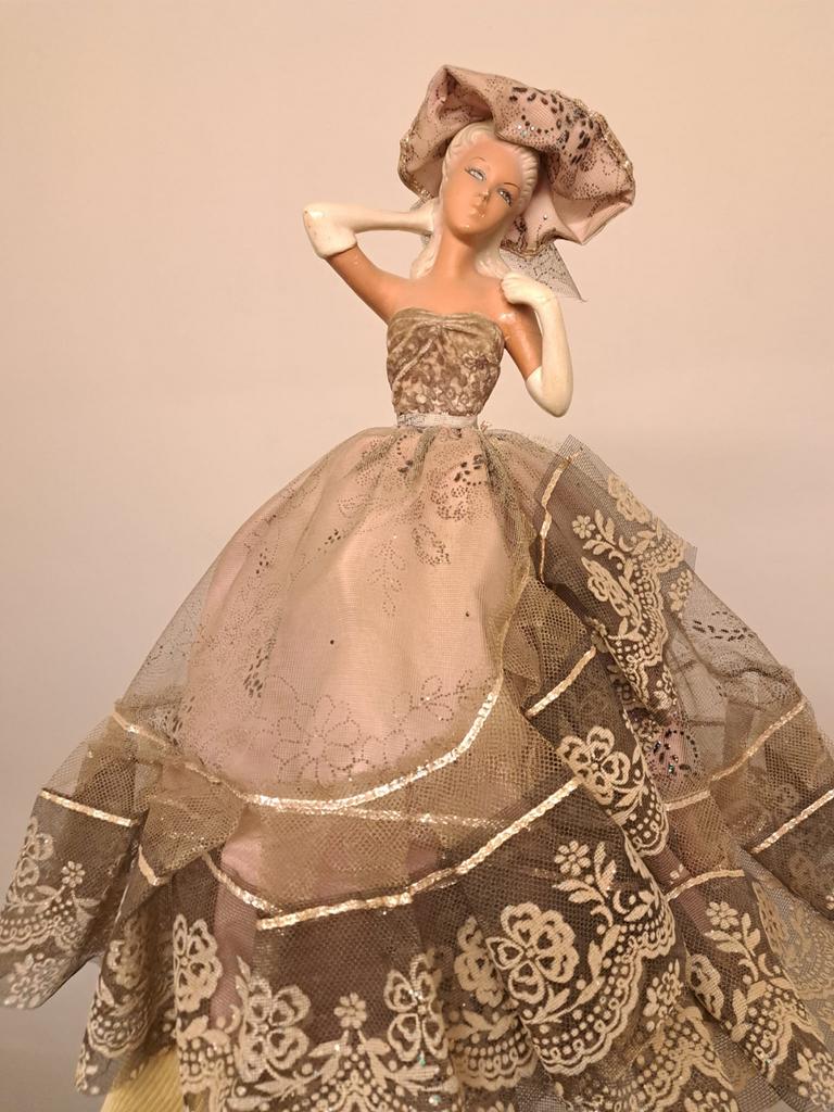 Vintage Lamp met Popfiguur - Elegante Tafellamp, Ophalen, Gebruikt